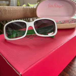 Lilly Pulitzer Classic White Sunglasses